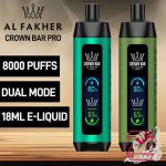 ویپ یکبار مصرف 8000 پاف الفاخر پرو Alfakher poro